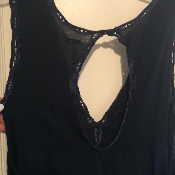 (Not pictured well) Navy Blue Free People dress - Picture 4 of 7